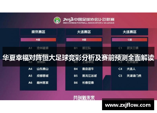 华夏幸福对阵恒大足球竞彩分析及赛前预测全面解读